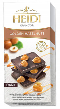 HEIDI GRAND'OR DARK CHOCOLATE & HAZELNUTS 100g HEIDI GRAND'OR DARK CHOCOLATE & HAZELNUTS 100g