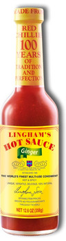 LINGHAM'S GINGER HOT SAUCE 358g LINGHAM'S GINGER HOT SAUCE 358g