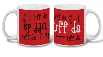 UFF DA MUG RED 11oz