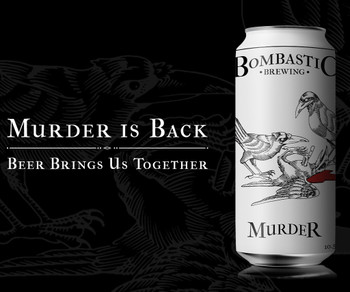 BOMBASTIC MURDER IMPERIAL STOUT 16oz BOMBASTIC MURDER IMPERIAL STOUT 16oz
