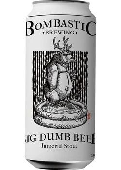 BOMBASTIC BIG DUMB BEER IMPERIAL STOUT 16oz