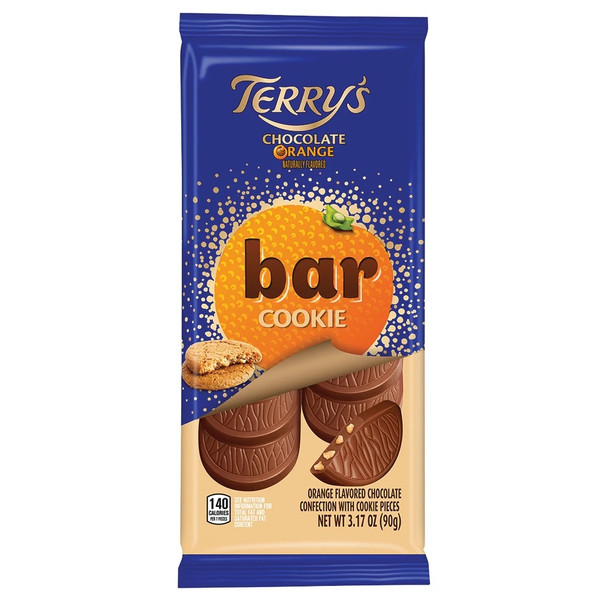TERRY'S COOKIE MILK CHOCOLATE ORANGE BAR 90g