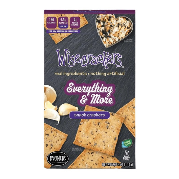 WISECRACKERS EVERYTHING & MORE CRACKERS 4oz