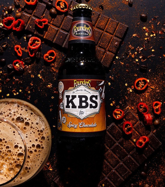 FOUNDERS KBS SPICY CHOCOLATE IMPERIAL STOUT