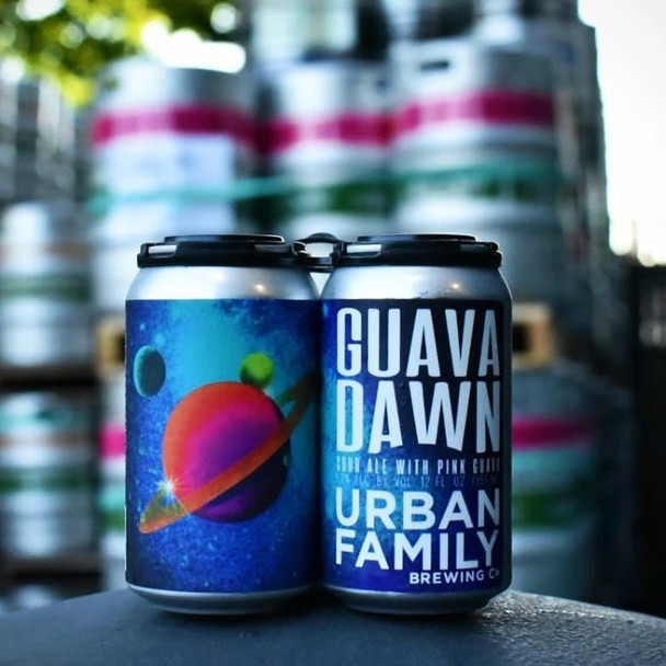 URBAN FAMILY GUAVA DAWN SOUR ALE 12oz 4-PACK
