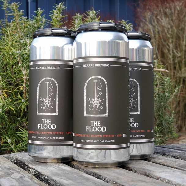 BIZARRE BREWING THE FLOOD PORTER 16oz 4-PACK