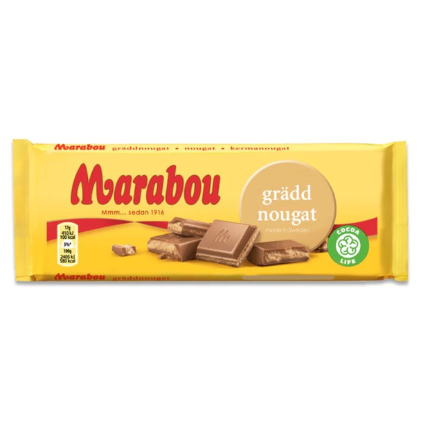 MARABOU CREAM NOUGAT 100g