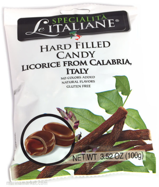 SERRA CALABRIA LICORICE FILLED HARD CANDY 100g Marina Market