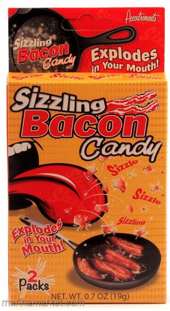 Sizzling Bacon flavored Candy 2 pks