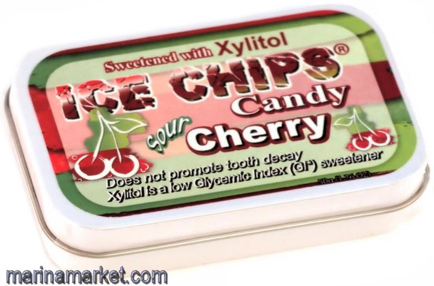 ICE CHIPS SOUR CHERRY 50g
