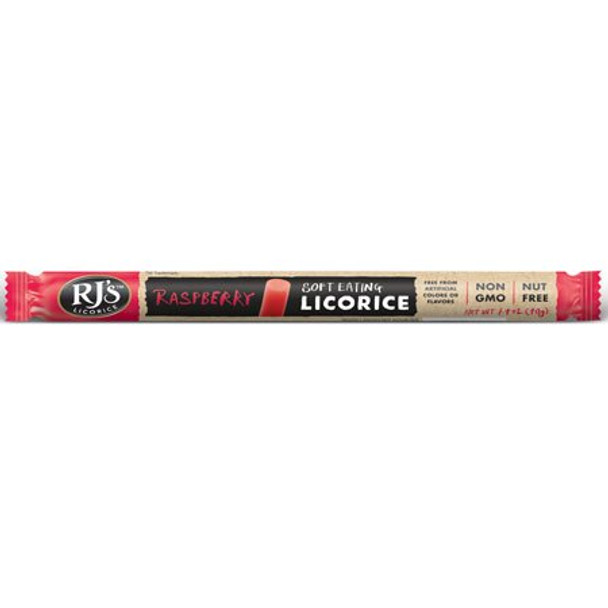 RJ'S RASPBERRY LICORICE LOG 40g