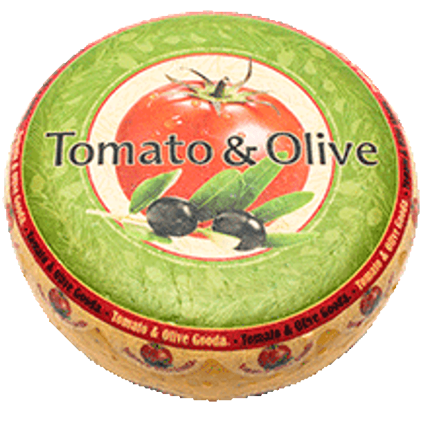 CHEESELAND TOMATO & OLIVE GOUDA LB