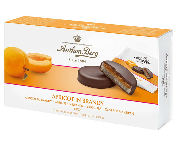 ANTHON BERG APRICOT BRANDY PATTY 220g 8-pc