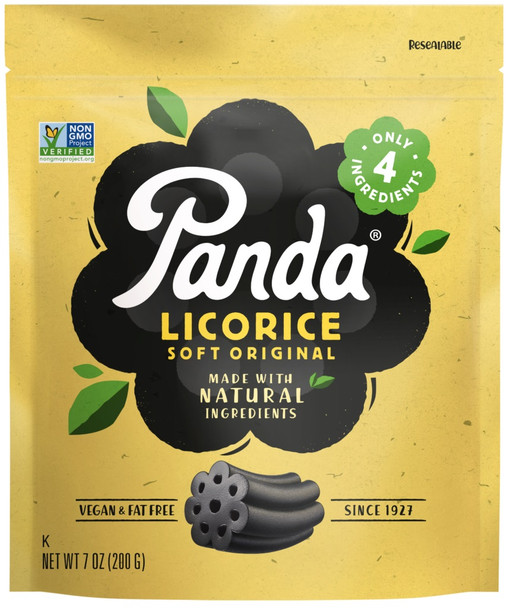 PANDA SWEET BLACK LICORICE BAG 200g