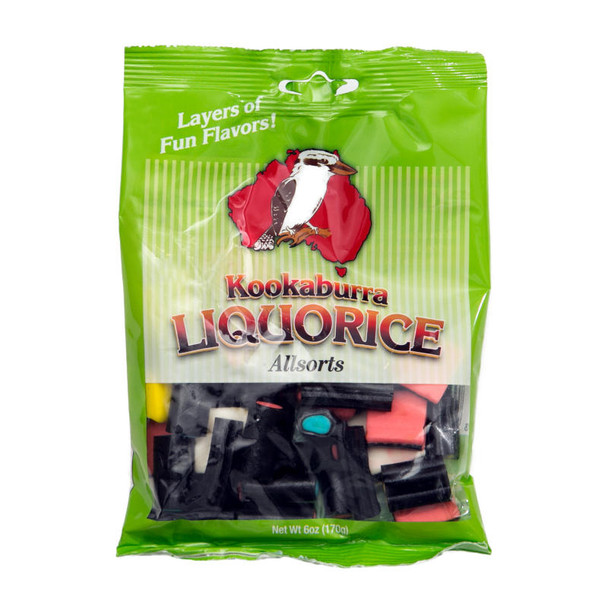 KOOKABURRA ALLSORTS LICORICE 6oz BAG