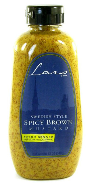 LARS OWN SPICY BROWN MUSTARD 12oz