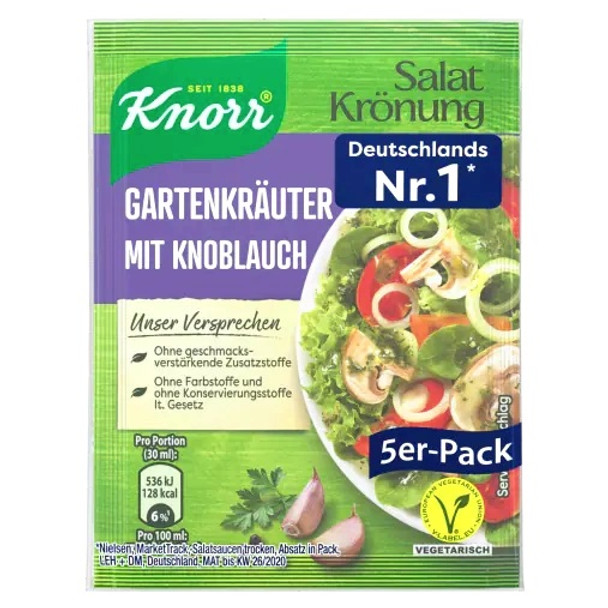 KNORR GARDEN HERBS WITH GARLIC 5pk