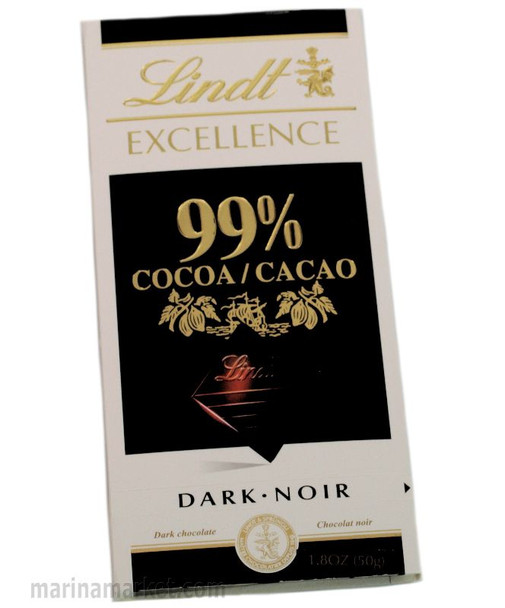 LINDT 99% COCOA 50g