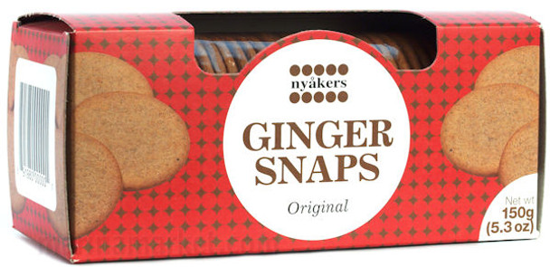 NYAKERS ORIGINAL GINGER SNAP COOKIES 150g