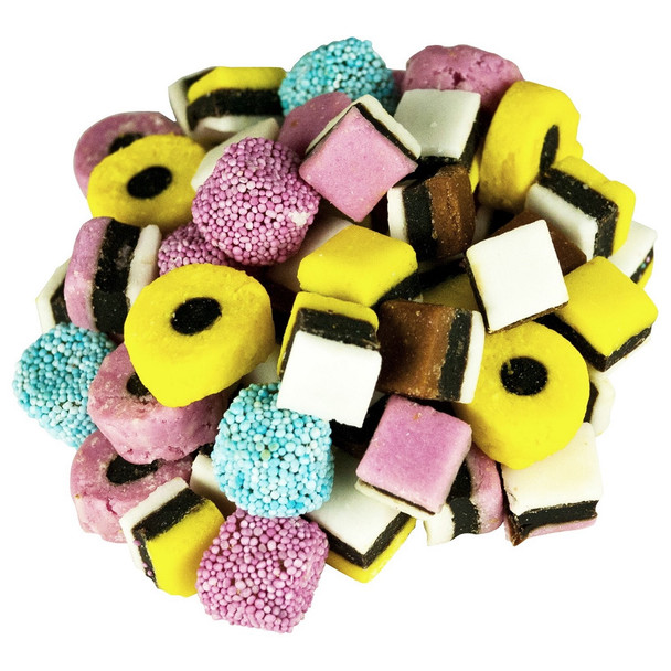 GUSTAF'S ALLSORTS NATURAL LICORICE PER lb