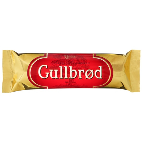 NIDAR GULLBROD MARZIPAN 50g