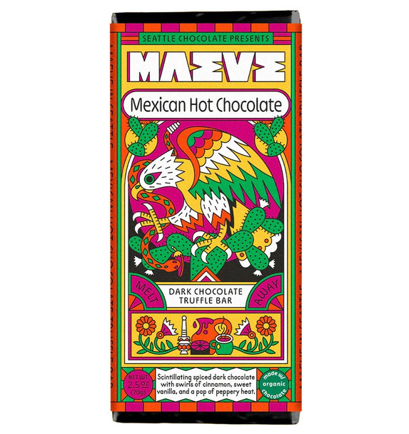 MAEVE MEXICAN HOT CHOCOLATE DARK CHOCOLATE TRUFFLE BAR | MARINA MARKET
