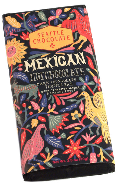 SEATTLE CHOCOLATE MEXICAN HOT CHOCOLATE BAR 70g