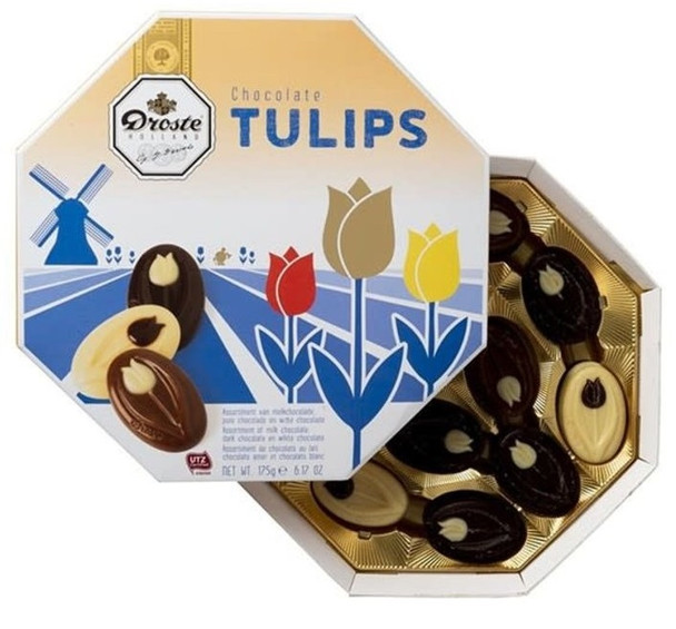 DROSTE CHOCOLATE TULIPS GIFT BOX 175g