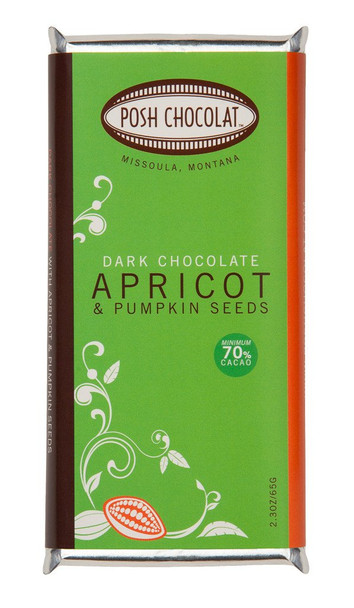 POSH APRICOT PUMPKIN SEEDS DARK CHOCOLATE