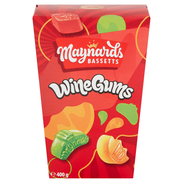 MAYNARDS BASSETS WINE GUMS BOX 400g