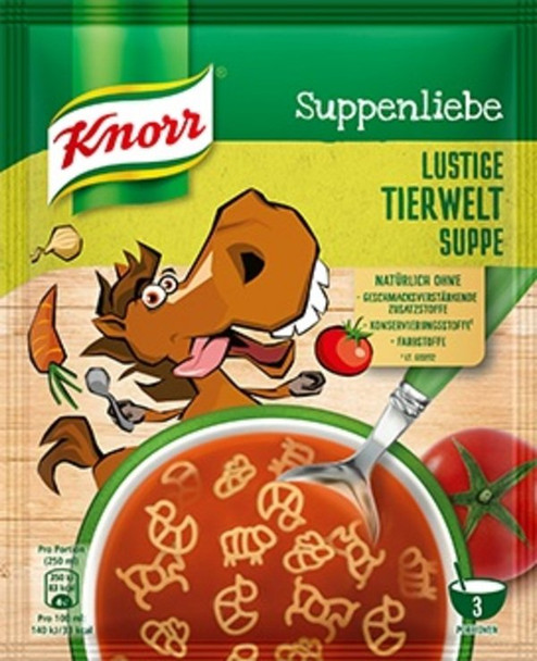 KNORR LUSTIGE TIERWELT SUPPE