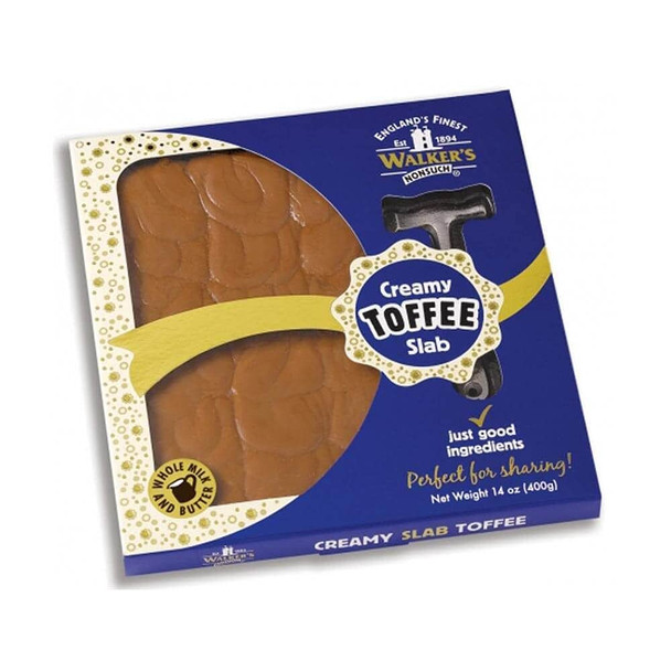 WALKERS ORIGINAL TOFFEE SLAB WITH HAMMER 400g