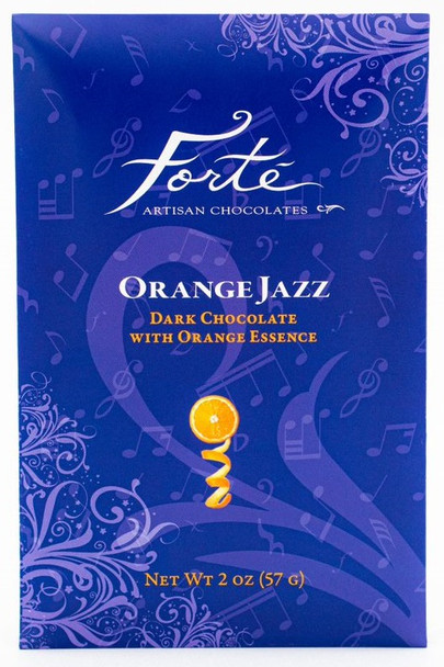 FORTE ORANGE JAZZ DARK CHOCOLATE 2oz