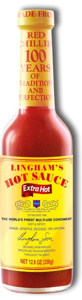 LINGHAM'S EXTRA HOT SAUCE 358g