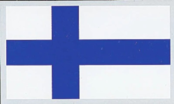 FINLAND FLAG REFLECTIVE WATER-PROOF STICKER