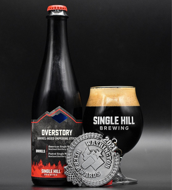SINGLE HILL BREWING OVERSTORY BARREL AGED IMPERIAL STOUT 500ml