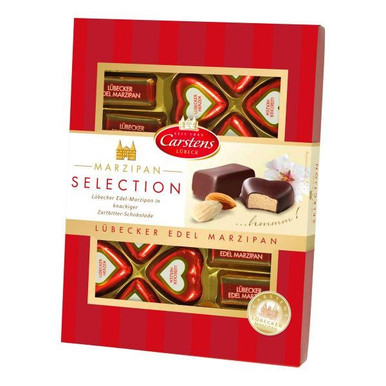 Carstens Lubecker Dark Chocolate Marzipan Gift Box - World Market