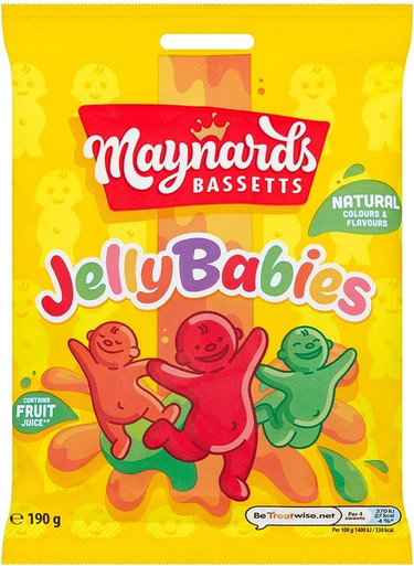 MAYNARDS BASSETT'S JELLY BABIES MARINA MARKET