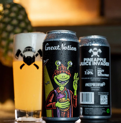 GREAT NOTION PINEAPPLE JUICE INVADER HAZY IPA | MARINA MARKET