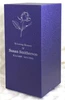 PERSONALIZED DL Custom Engraved Single Rose Cremation Urn Vault by Amaranthine Urns, made in the USA