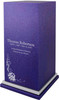 PERSONALIZED SE Custom Engraved Corner Lotus Cremation Urn Vault by Amaranthine Urns, made in the USA