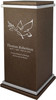 PERSONALIZED RG Custom Engraved Dove of Peace Cremation Urn Vault by Amaranthine Urns, made in the USA