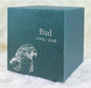 PERSONALIZED DL Custom Engraved Macaw Parrot Cremation Urn Vault by Amaranthine Urns, made in the USA
