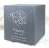 PERSONALIZED DL Custom Engraved Bull Dog Cremation Urn Vault by Amaranthine Urns, made in the USA