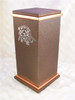PERSONALIZED RG Custom Engraved Lion Cremation Urn Vault by Amaranthine Urns, made in the USA