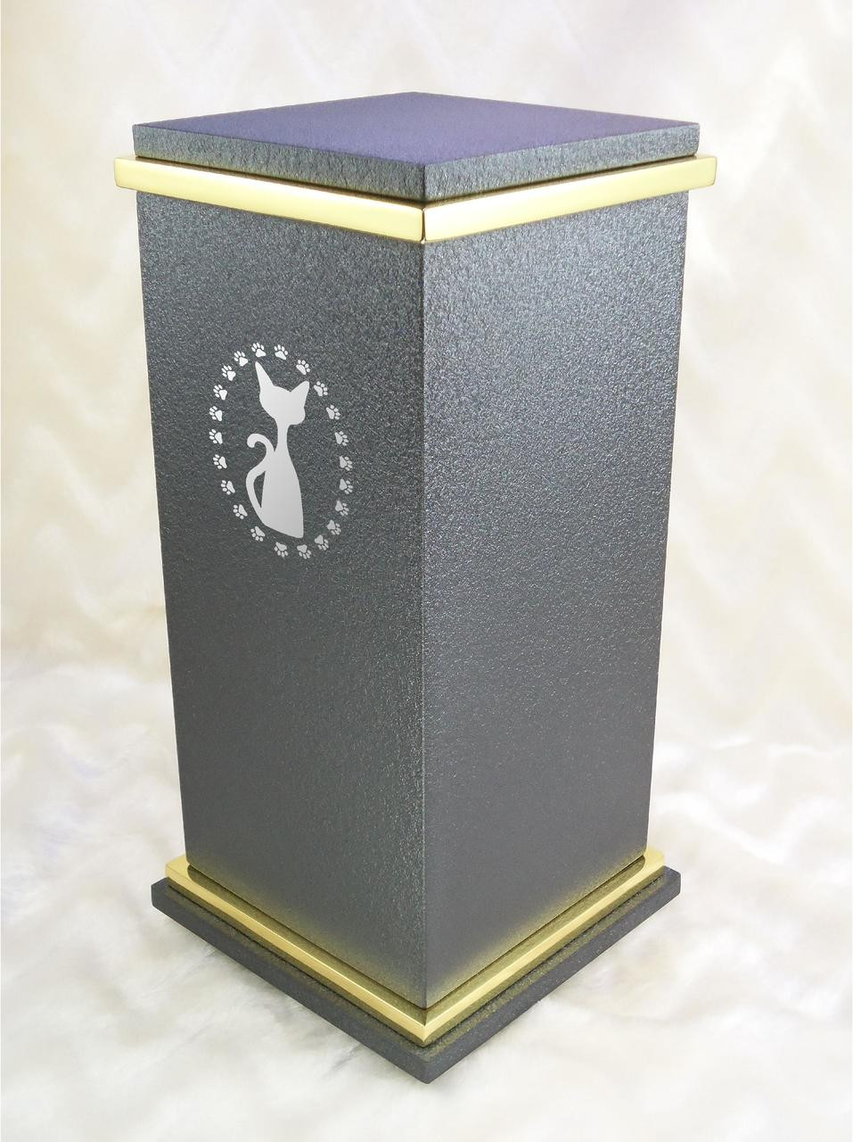 PERSONALIZED RG Custom Engraved Cat Cremation Urn Vault by Amaranthine Urns, made in the USA