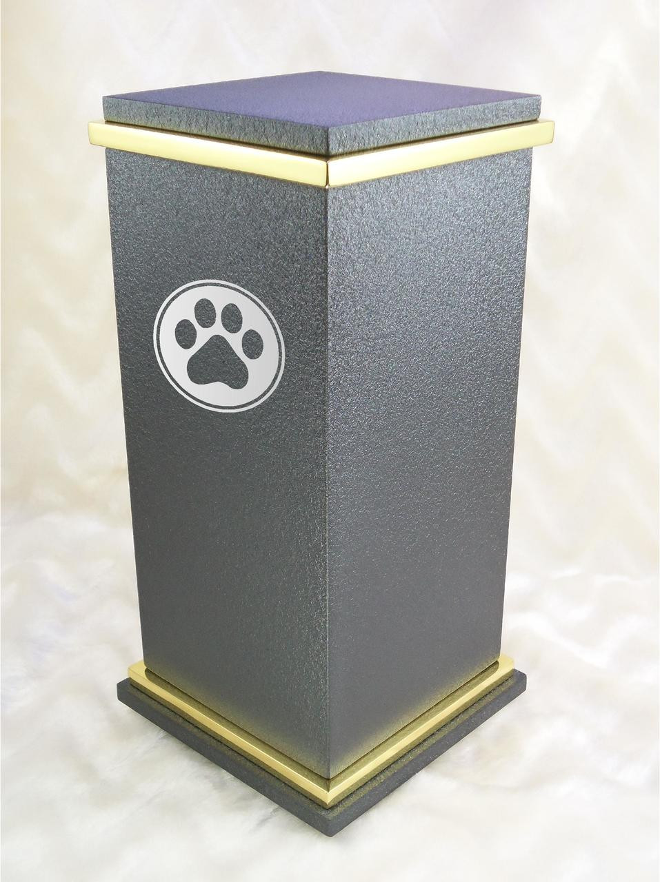 PERSONALIZED RG Custom Engraved Paw Seal Cremation Urn Vault by Amaranthine Urns, made in the USA