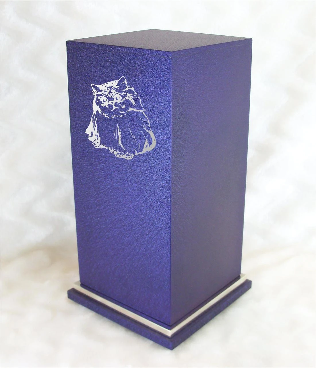PERSONALIZED SE Custom Engraved Persian Cat Cremation Urn Vault by Amaranthine Urns, made in the USA