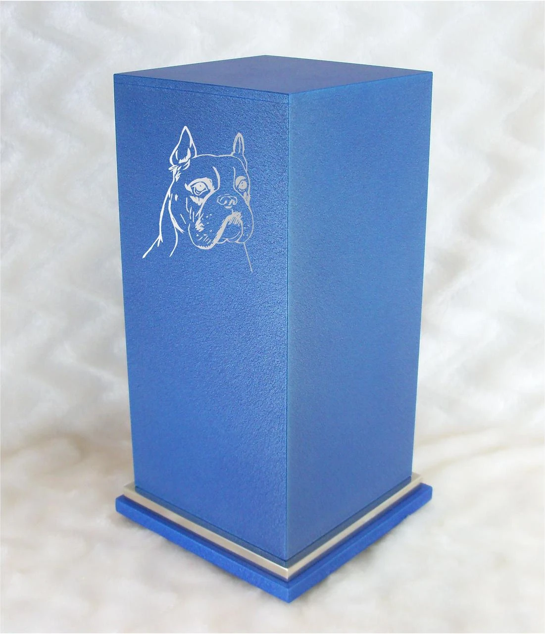 PERSONALIZED SE Custom Engraved Boxer Cremation Urn Vault by Amaranthine Urns, made in the USA
