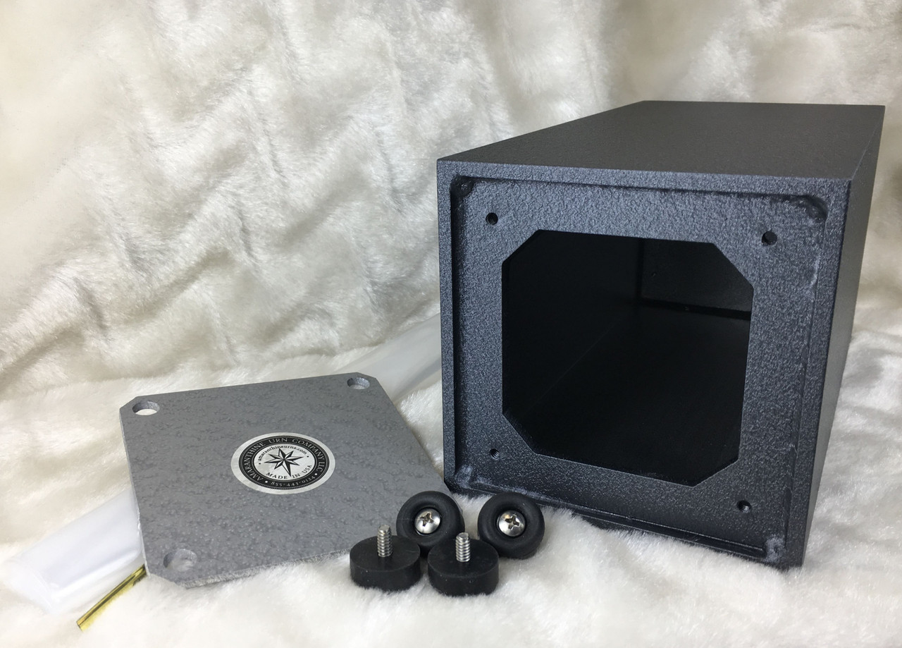 PERSONALIZED DL Custom Engraved Semper Fidelis USA Flag Cremation Urn Vault by Amaranthine Urns, made in the USA